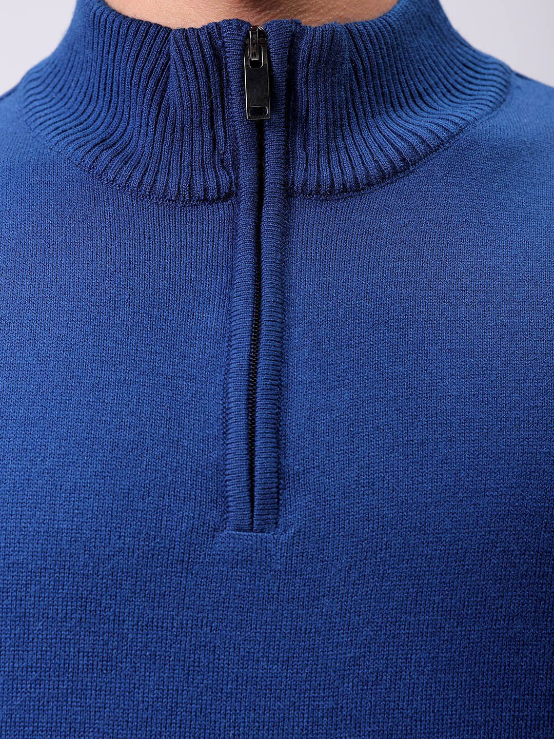 The Indian Garage Co Men Mock Collar Sweaters