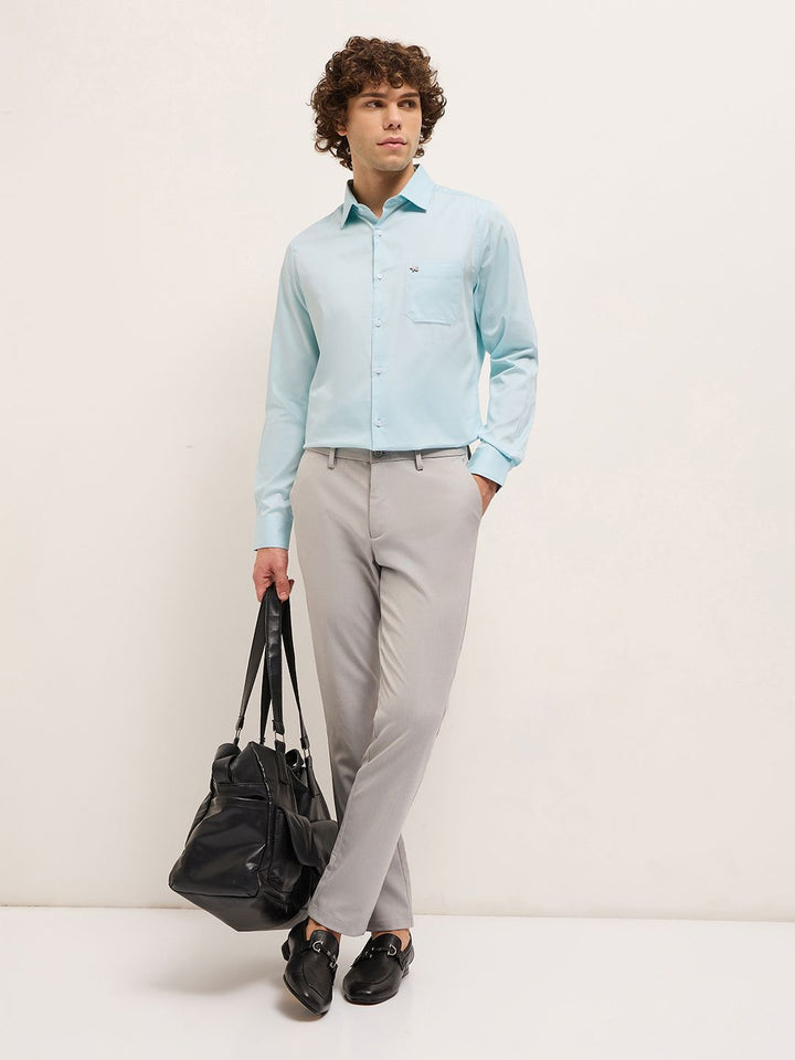 THE BEAR HOUSE Men Tailored Fit Opaque Formal Shirt