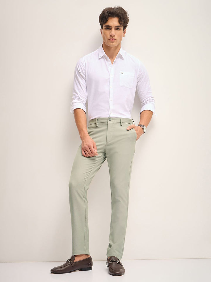 THE BEAR HOUSE Men Slim Fit Trousers