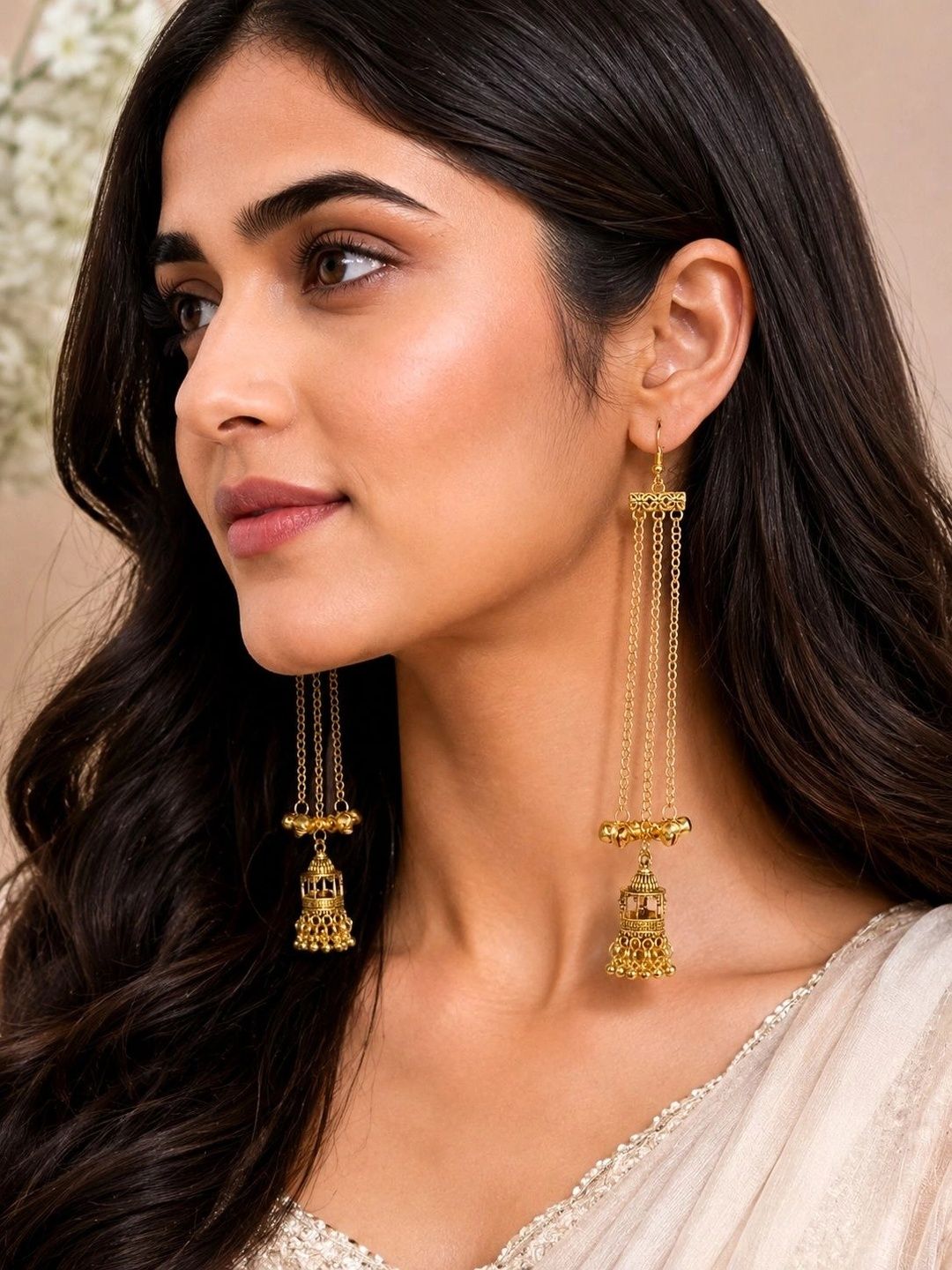 PANASH Circular Jhumkas Earrings