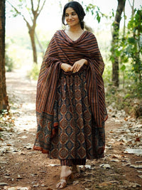 KALINI Women Ethnic Motifs Printed Regular Kurta with Trousers & With Dupatta