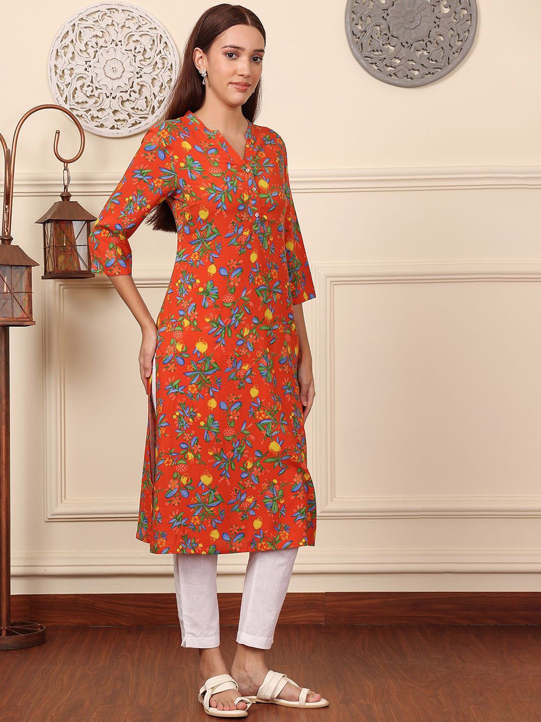 W Women Printed Kurta