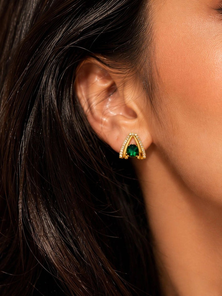 VOGUE PANASH Geometric Studs Earrings