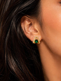 VOGUE PANASH Geometric Studs Earrings
