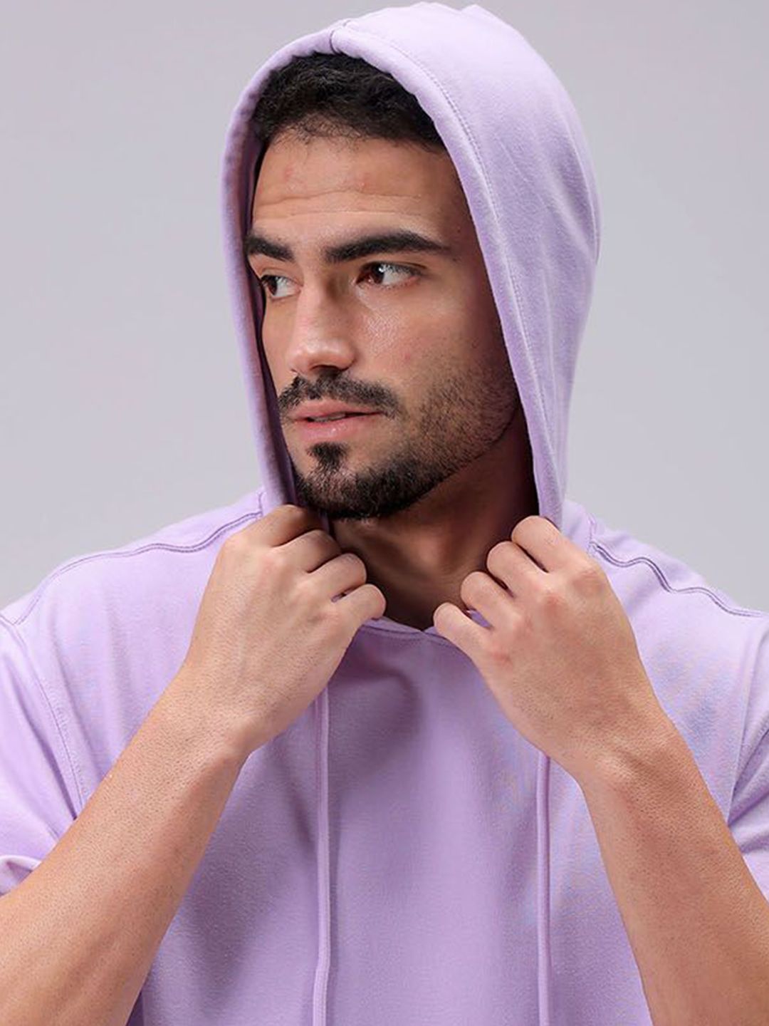 The Indian Garage Co Men Hooded Short Sleeves Sweatshirt
