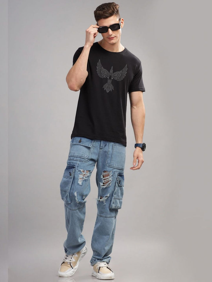 ADRO Men Printed T-shirt