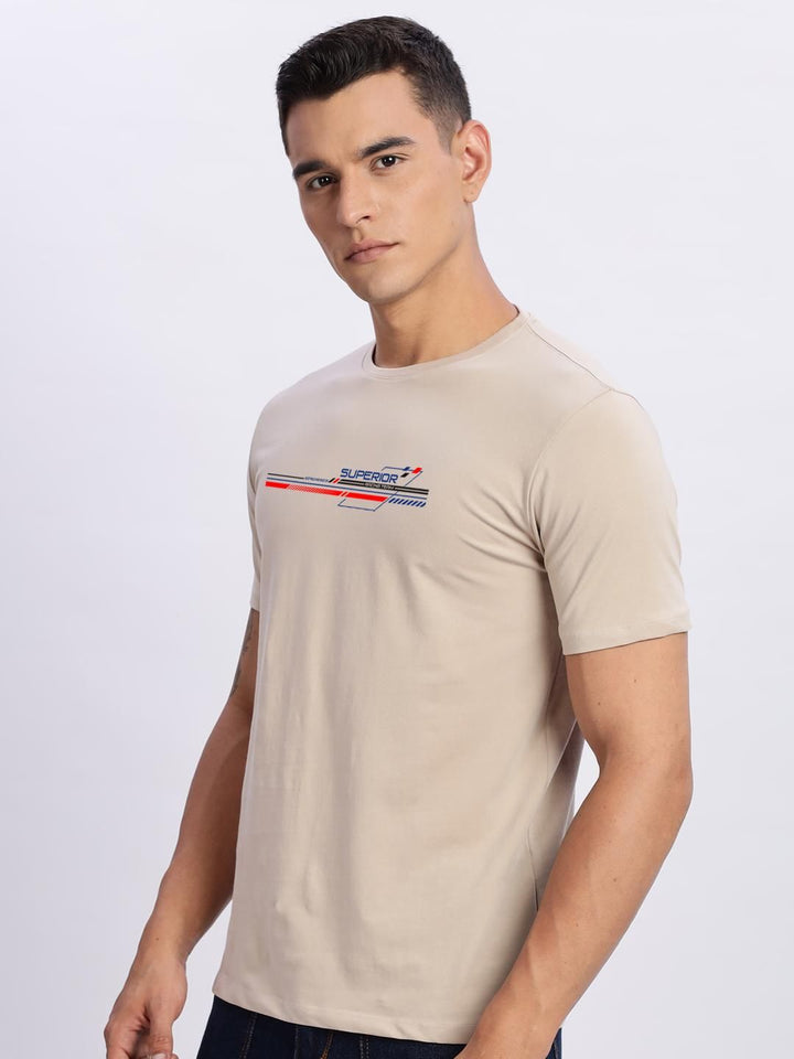 Tshirts ADRO Men Beige