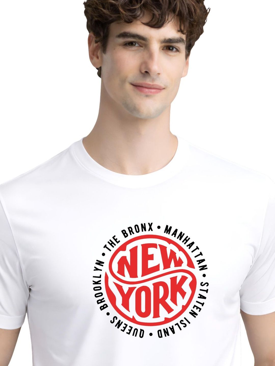 ADRO Men Typography Printed T-shirt