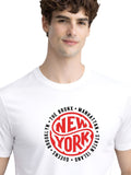 ADRO Men Typography Printed T-shirt