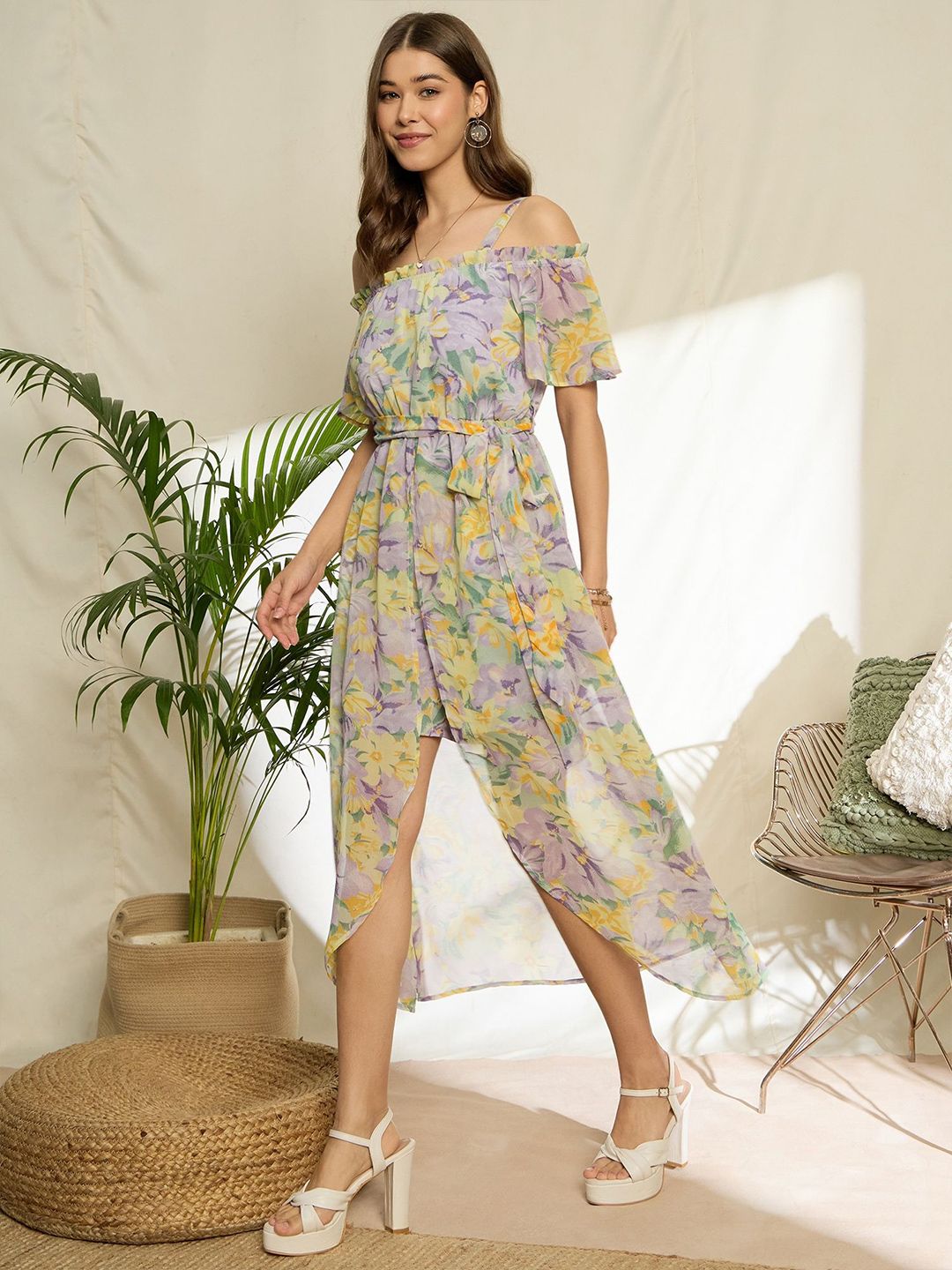 Berrylush Printed Basic Jumpsuit