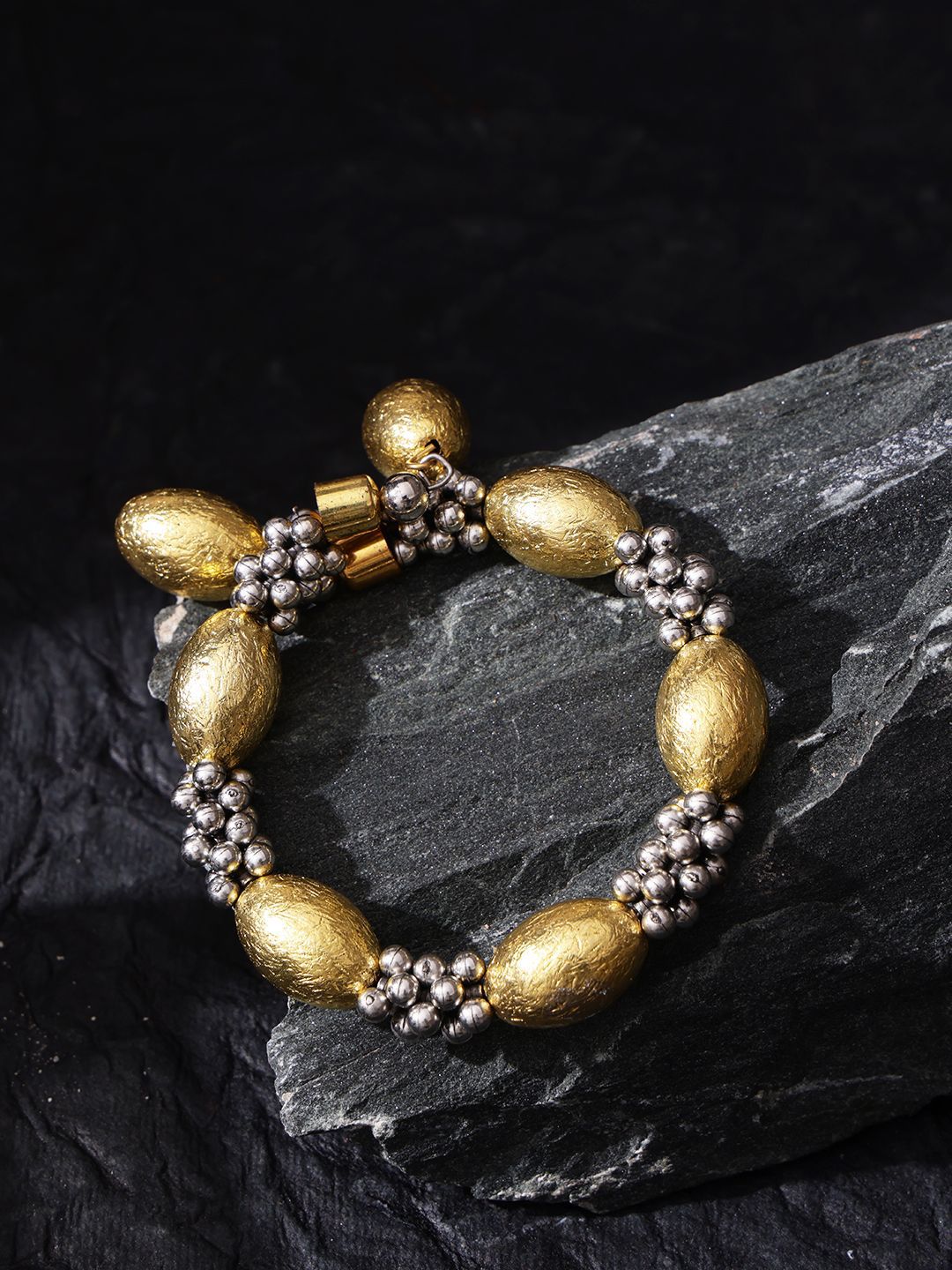 PANASH Women Brass Gold-Plated Charm Bracelet