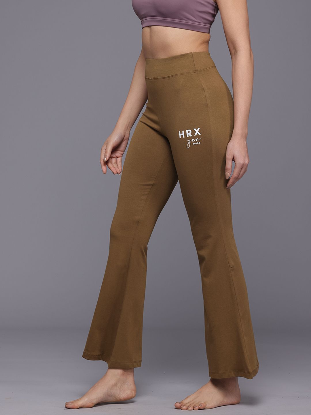 HRX by Hrithik Roshan Women Flared Yoga Tights