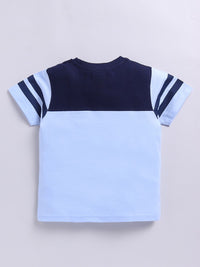 Happy Faces Kids Boys Typography Printed Pure Cotton T-Shirt