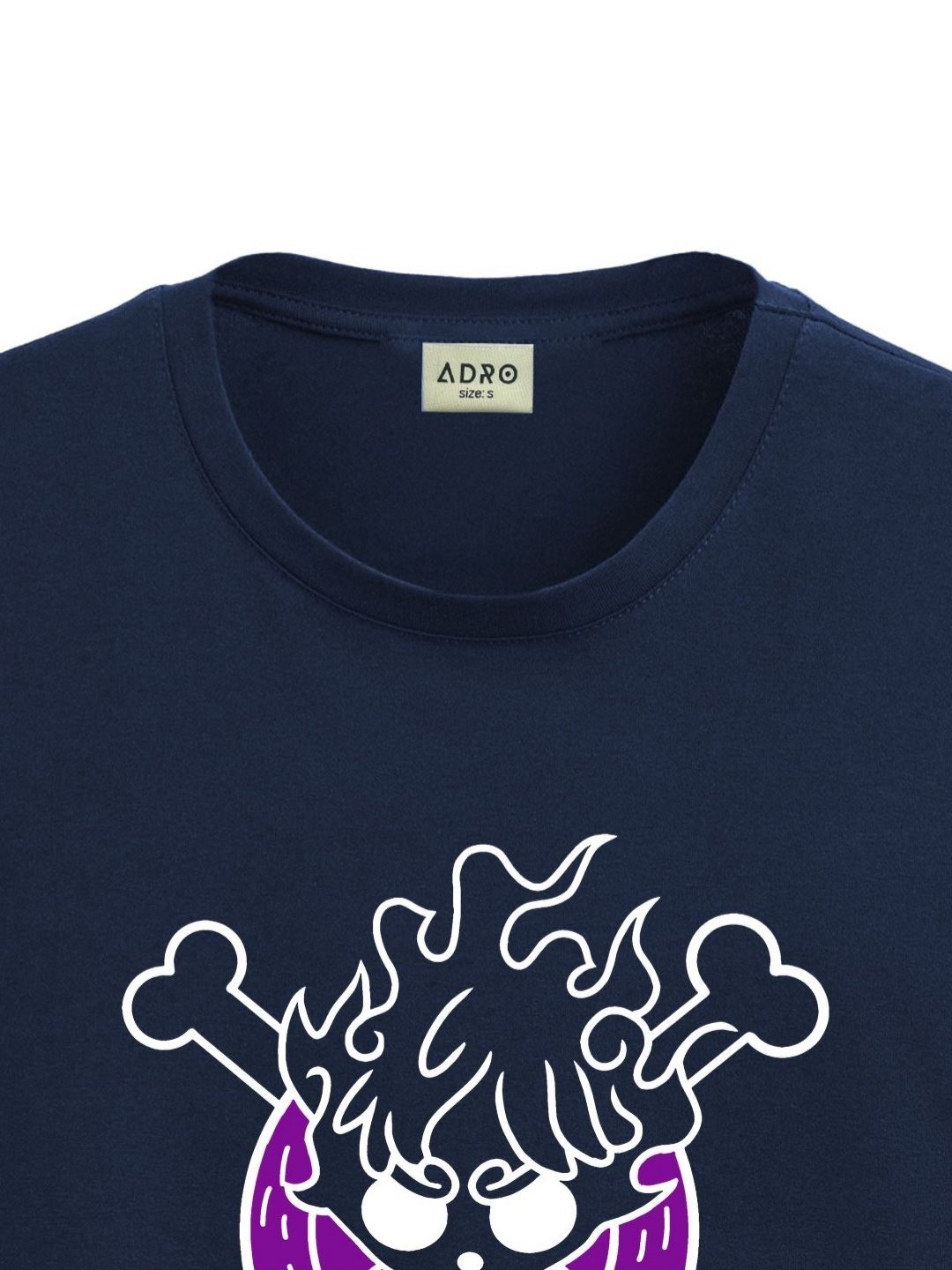 ADRO Men Printed Applique T-shirt
