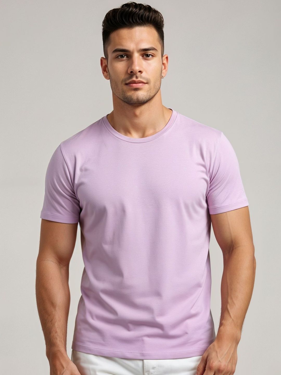 ADRO Men Printed Cotton Regular Fit T-shirt