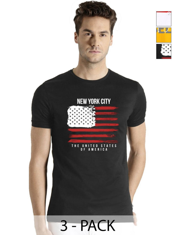 ADRO Men Printed T-shirt