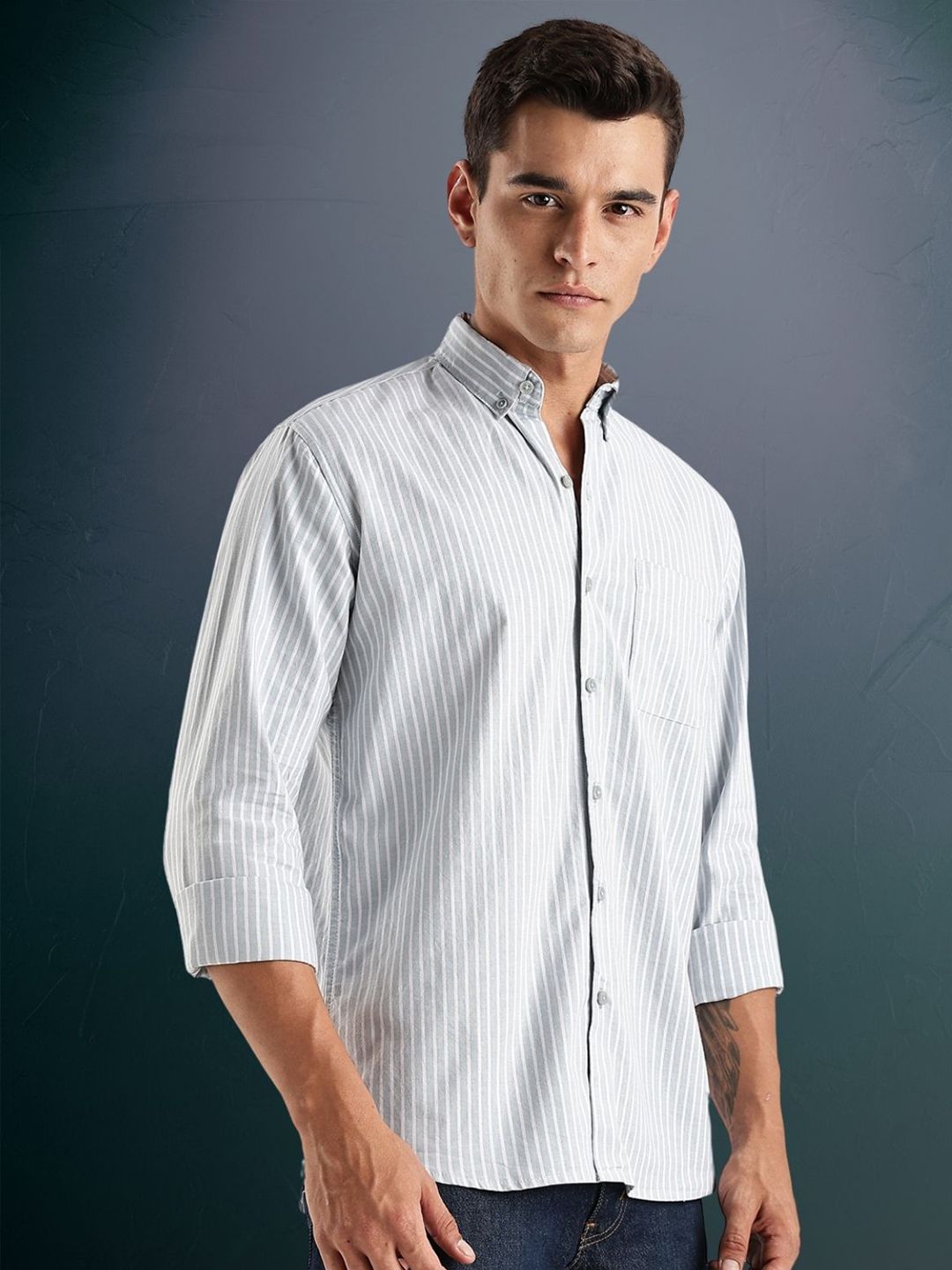 Baju Kasual Berjalur Standard ADRO