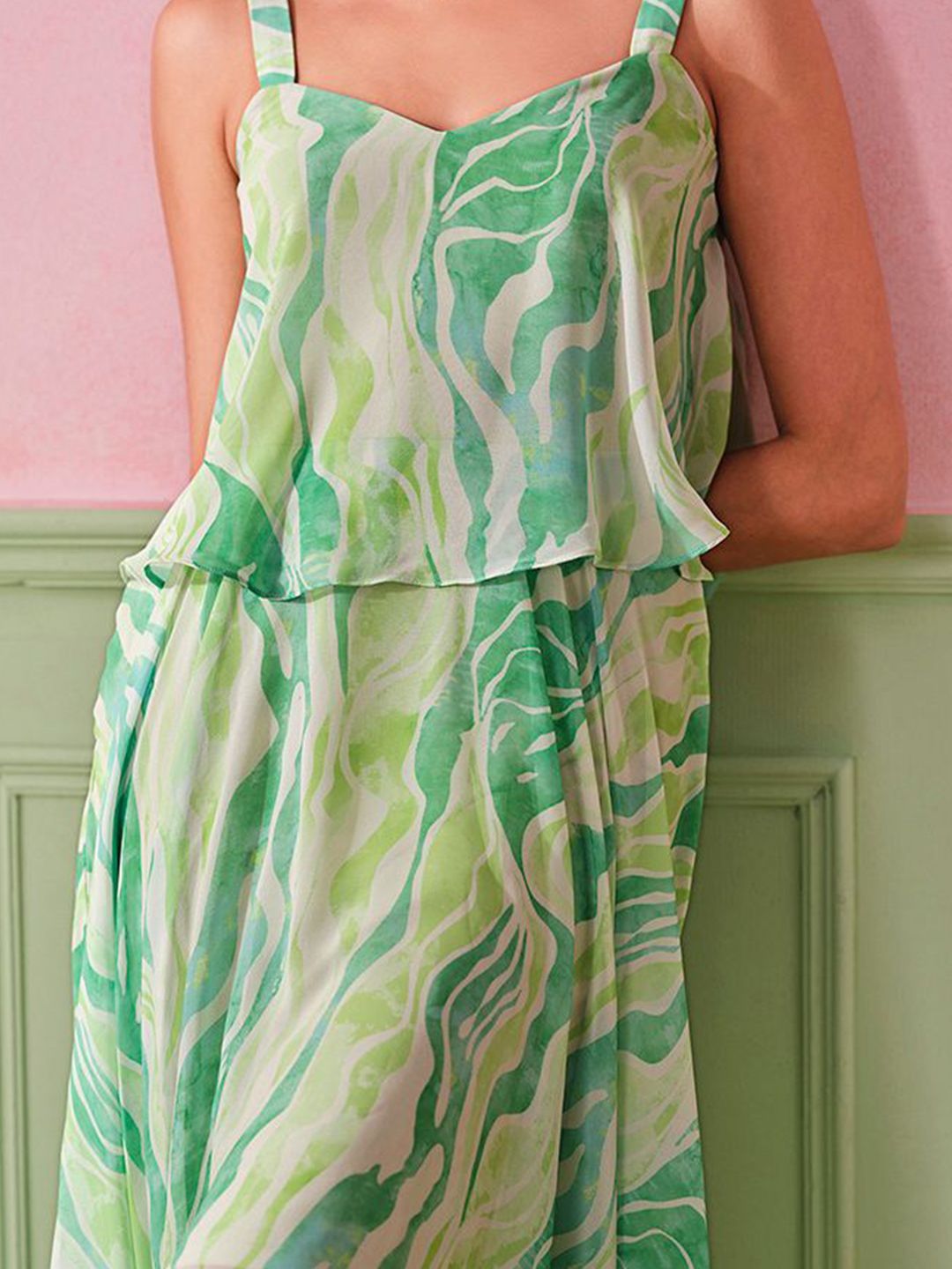 AND Women Tropical Printed Maxi Dress