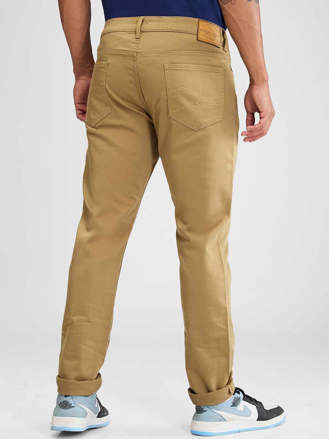 SPYKAR Men Skinny Fit Low-Rise Light Fade Stretchable Jeans