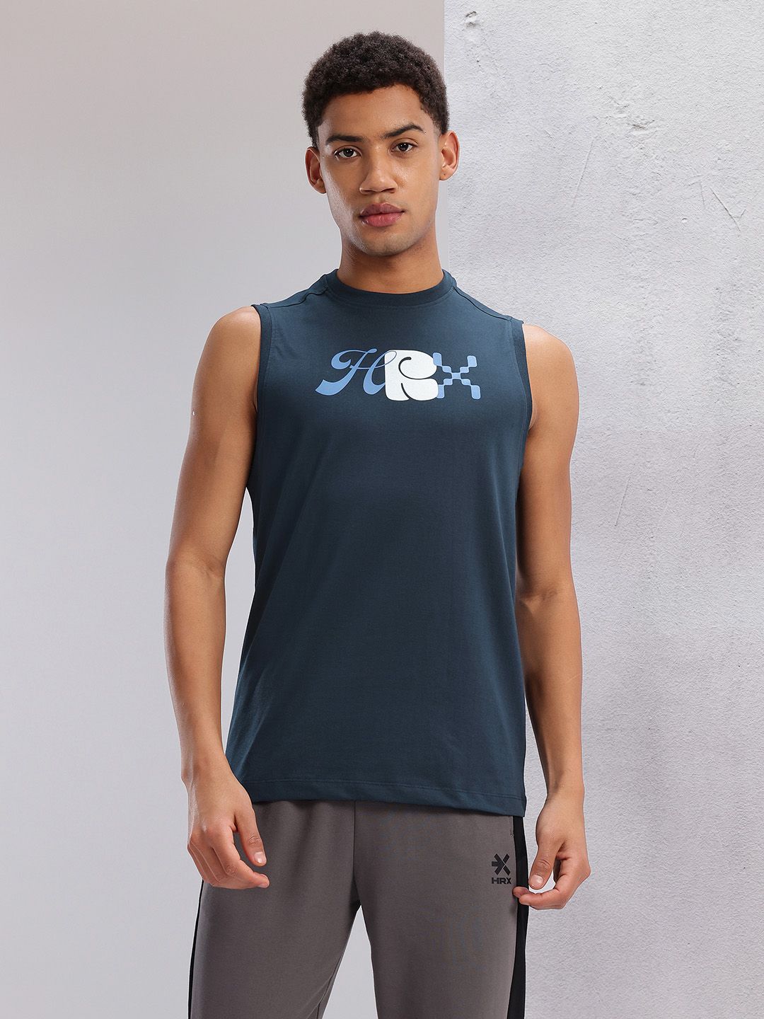 HRX by Hrithik Roshan Brand Logo Print Lifestyle T-shirt