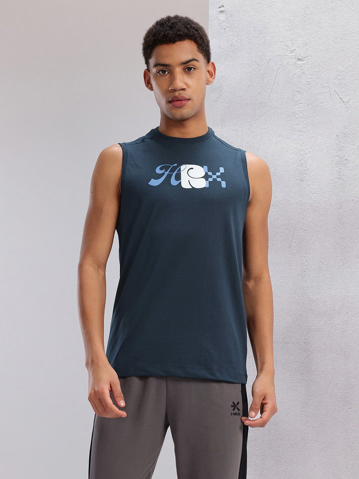 HRX by Hrithik Roshan Brand Logo Print Lifestyle T-shirt