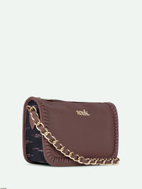 ZOUK Women Solid Structured Sling Bag