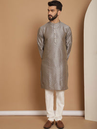 Anouk Ethnic Motifs Embroidered Straight  Kurta with Churidar