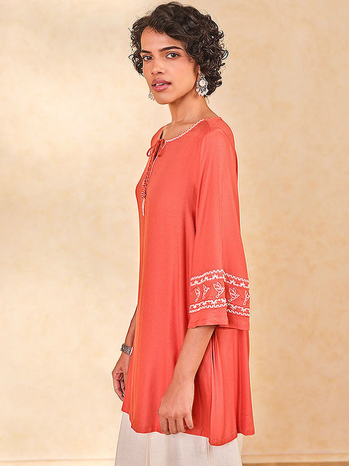 Global Desi Embroidered Tunic