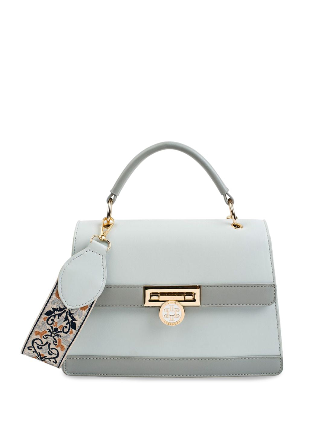 Lino Perros Solid Satchel Bag