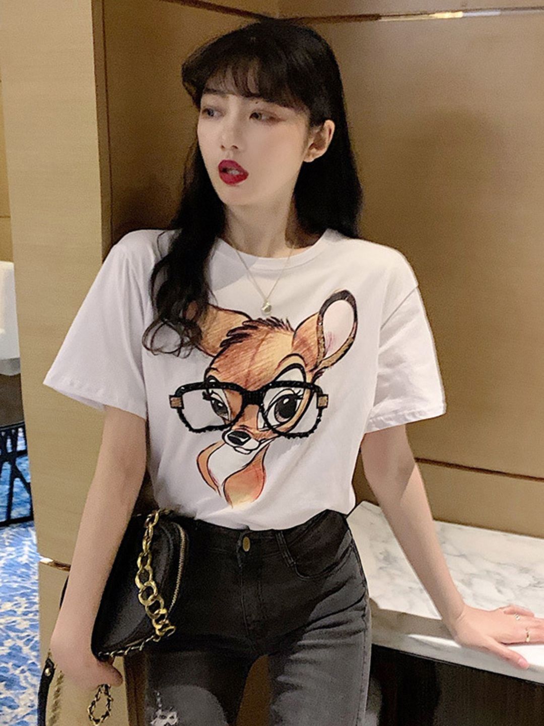 DressBerry Women Printed T-shirt