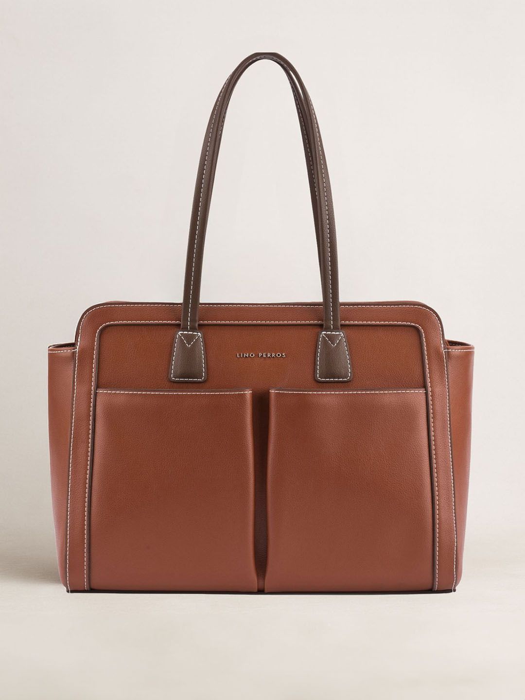 Lino Perros Voyage Commuter Oversized Structured Tote Bag