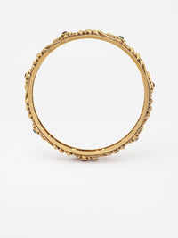 PANASH- Set Of 4 24 CT Gold-Plated Handcrafted Antique Bangles