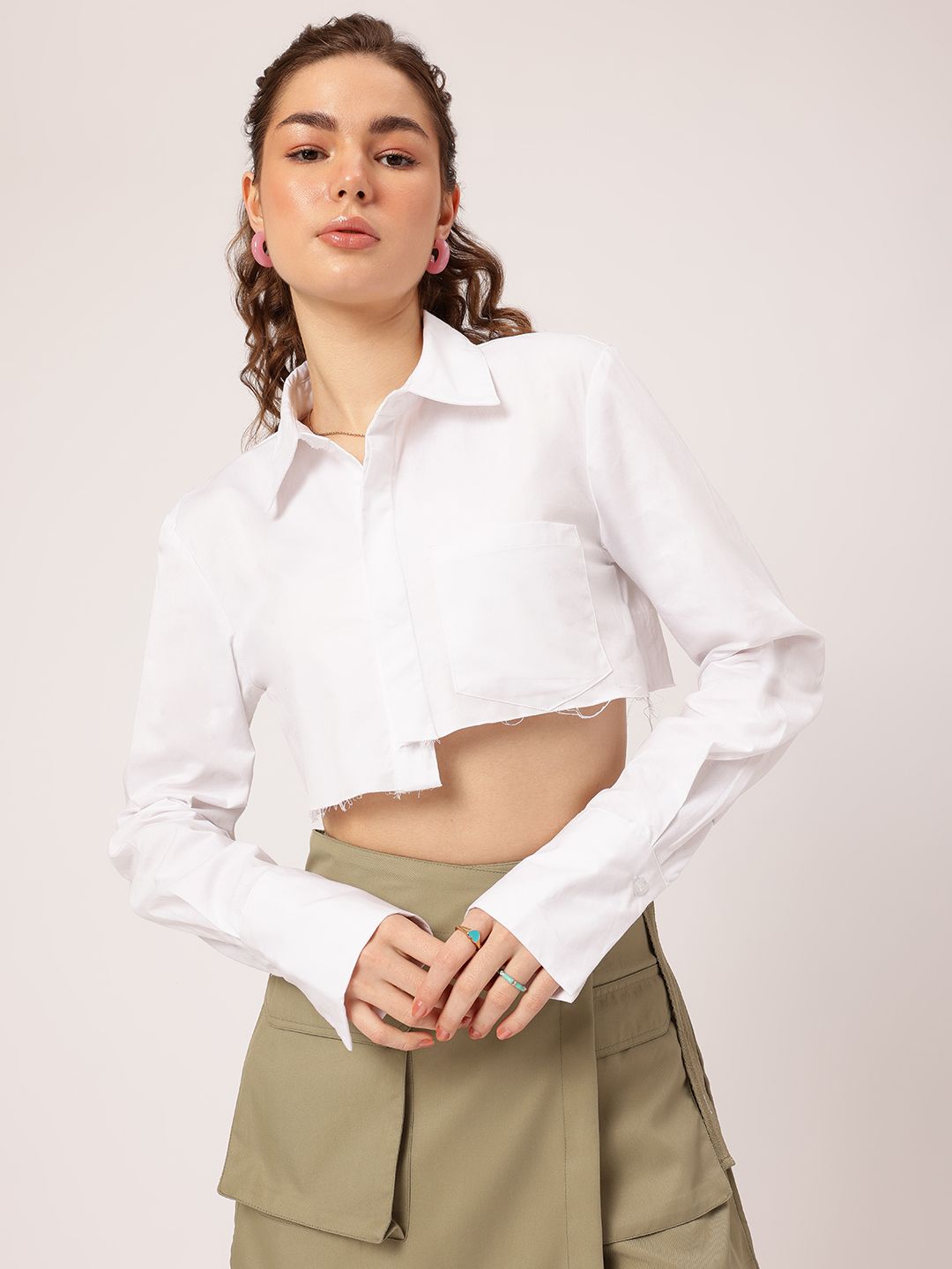 DressBerry Classic Fever Crop Shirt