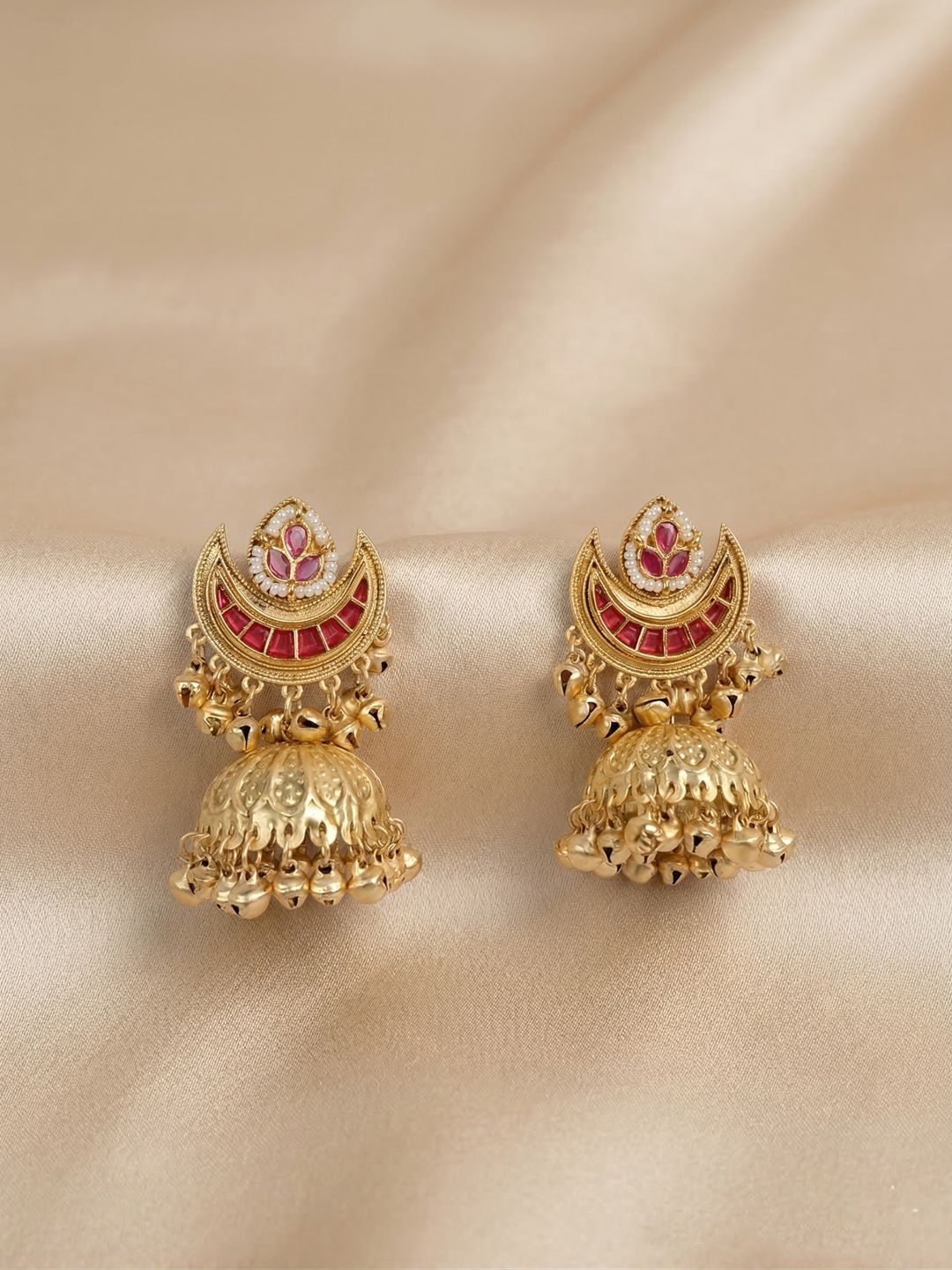PANASH Contemporary Jhumkas Earrings