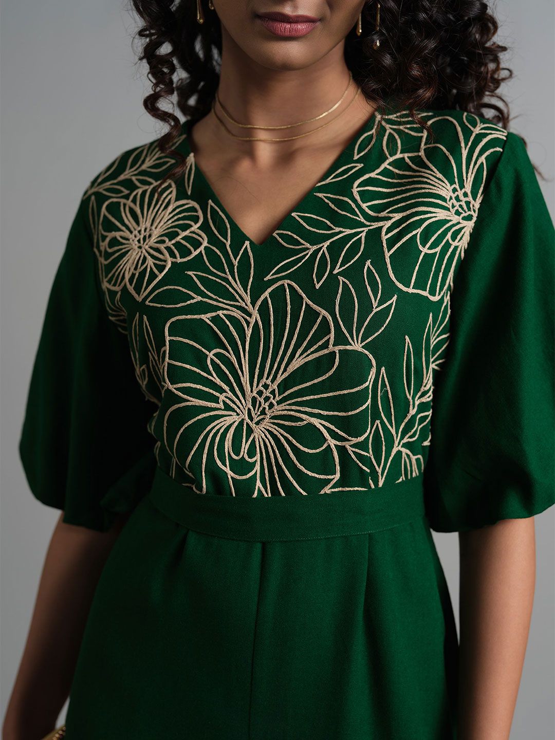 AND Printed Basic Jumpsuit