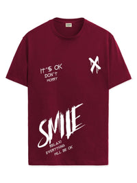 ADRO Men Graphic Printed Round Neck Cotton T-shirt
