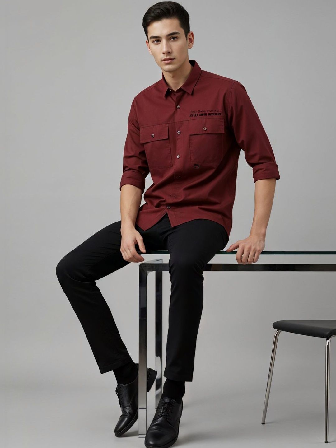 ADRO Men Standard Casual Shirt