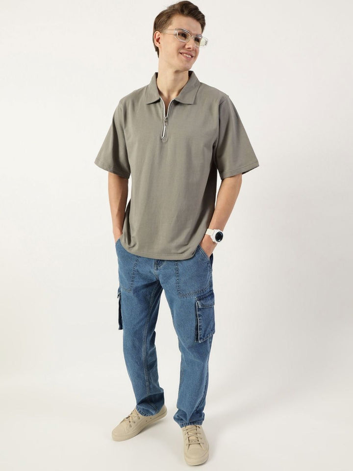 Thomas Scott Men Polo Collar Bio Finish T-shirt