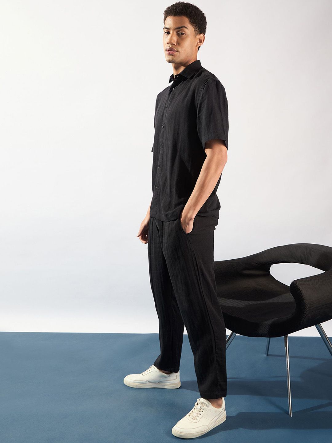 DENNISON Muslin Double Gauge Cotton Oversized Coord Set