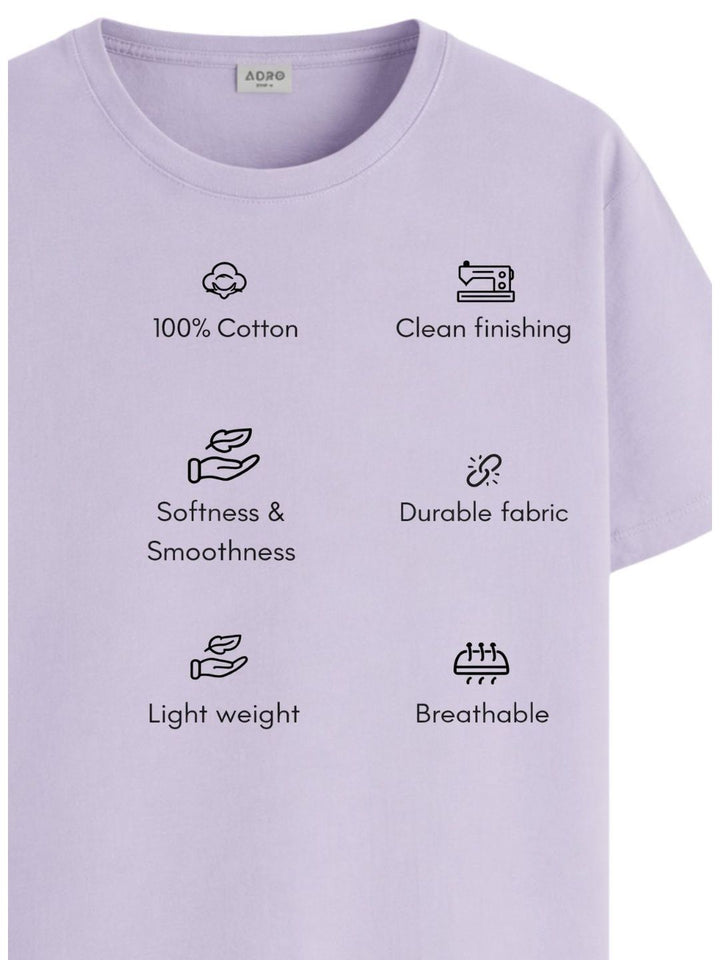 ADRO Men Typography Printed T-shirt