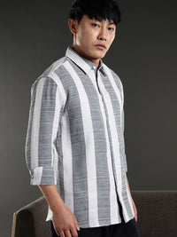 Eszett Checked Button-Down Collar Casual Cotton Shirt