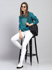 Monte Carlo Women Graphic Embellished Sweatshirt