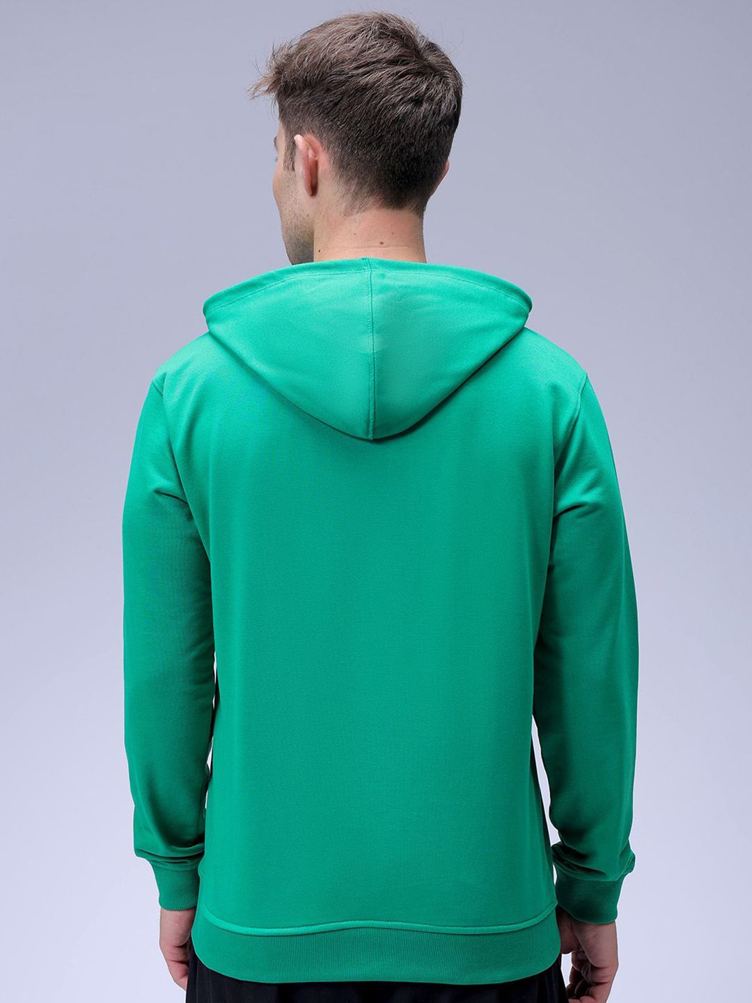 The Indian Garage Co Men Oversized Batman Printed Overhead Hooded Sweatshirt