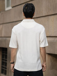 Powerlook Diri Reka Bentuk Polo Drop-Shoulder T-Shirt T-Shirt