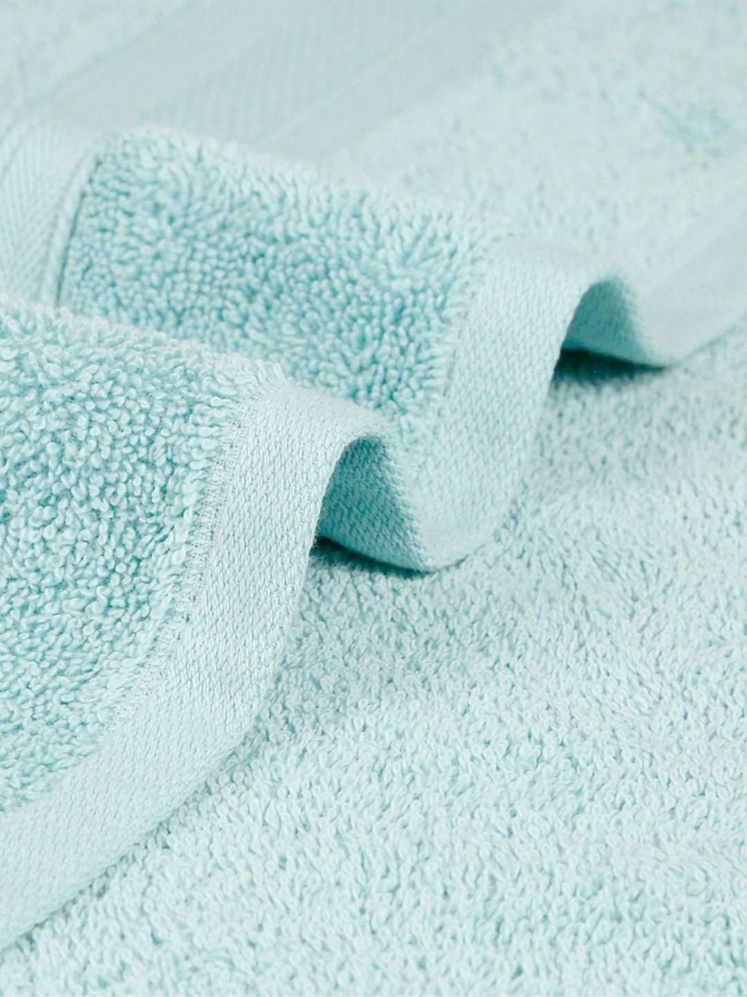 MYTRIDENT Blue 2 Pieces Cotton 500 GSM Bath Towel