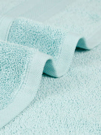 MYTRIDENT Blue 2 Pieces Cotton 500 GSM Bath Towel