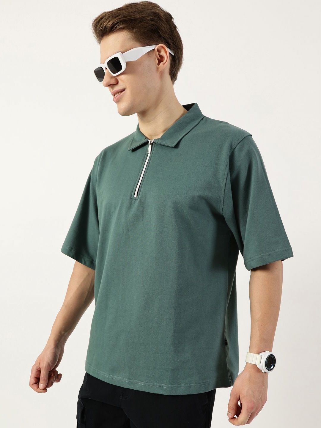 Thomas Scott Men Polo Collar Bio Finish T-shirt