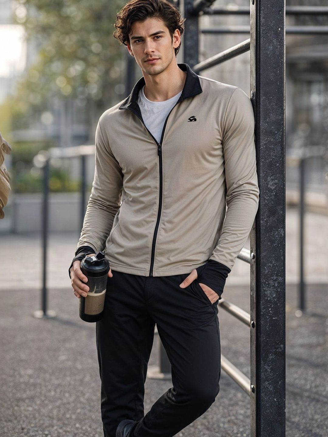 ADRO Men Lightweight Sporty Jacket
