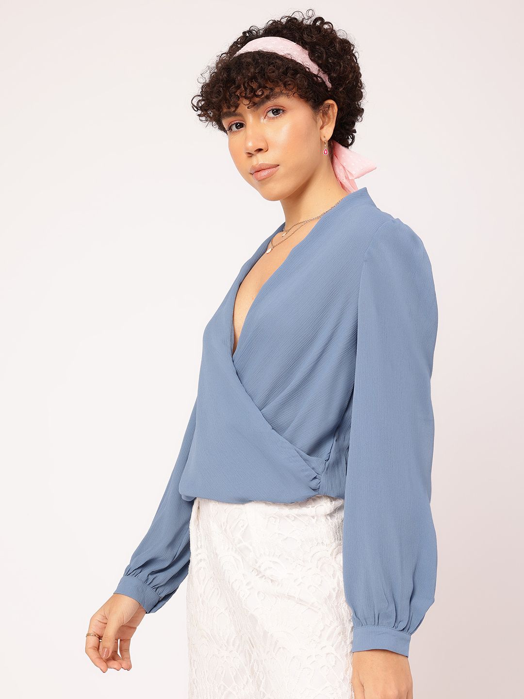 DressBerry Urban Chic Wrap Top