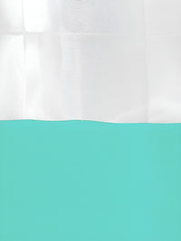 Story@home Blue & White Shower Curtain With Rings